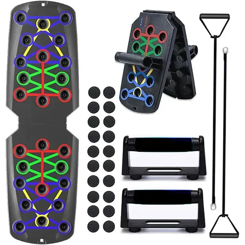 Push Up Board 21 in 1 Portable Folding Exercise Station - Suncollections