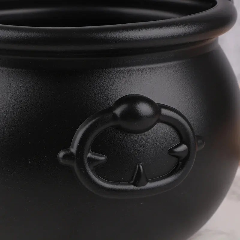 Large Wizard Witch Cauldron Decoration Prop Halloween Irish Parties Table Centerpieces Candy Holder Table Halloween Decorations Suncollections