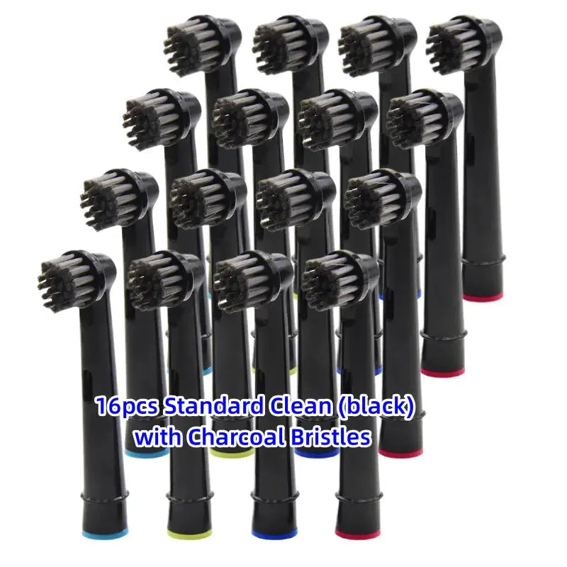 16/20PCS Brush Head nozzles for Oral B Electric Toothbrush Replacement Head Refill Sensitive Floss Cross Action for Oralb - Suncollections