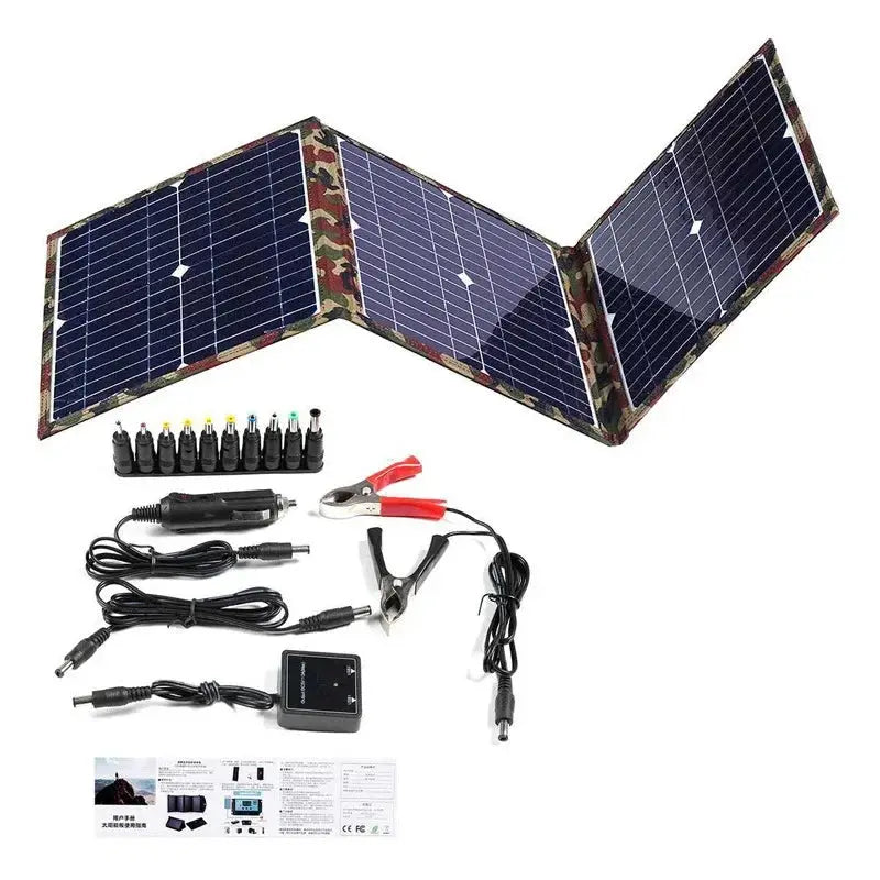 100- 800W Foldable Solar Panel Kit Complete Solar Power Station MPPT Portable Generator Charger 18V for Car Boat Caravan Camping - Suncollections