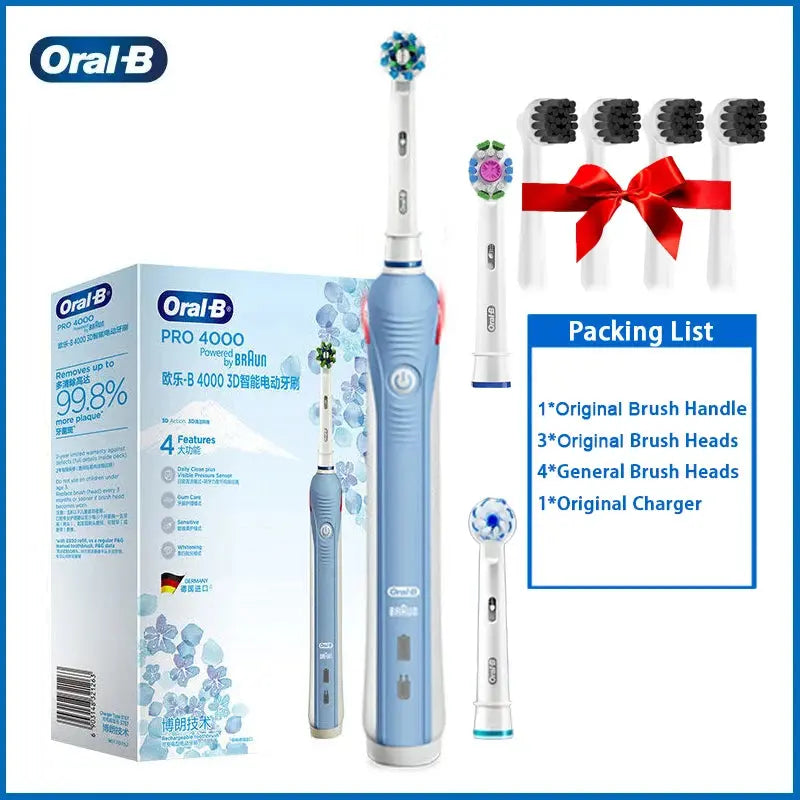 Oral B P4000 Electric Toothbrush 3D - Suncollections