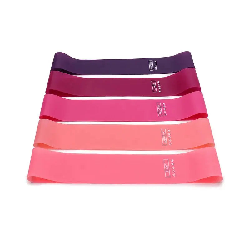 5Pcs/Set Yoga Resistance Rubber Bands - Suncollections