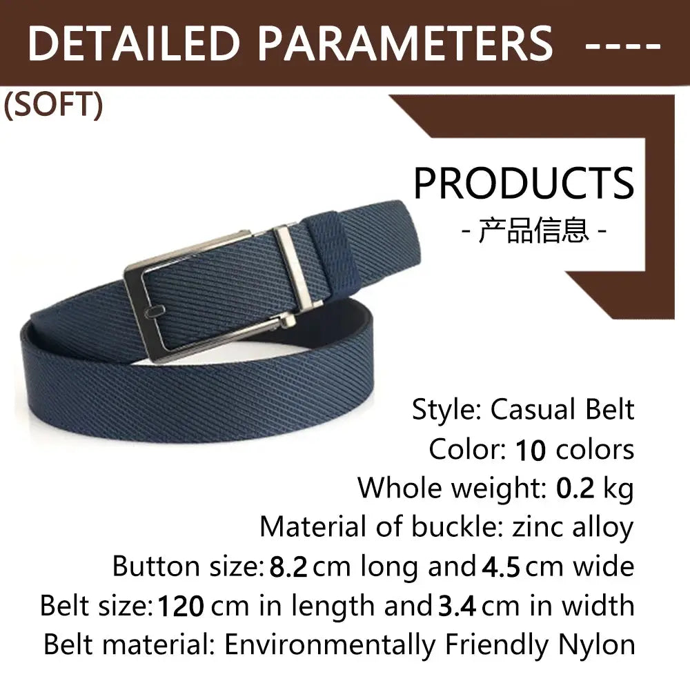 TUSHI Military Belt for Men Sturdy Nylon Metal Automatic Buckle - Suncollections