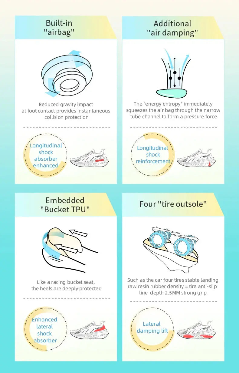 ONEMIX Running Shoes for Men Outdoor Fitness Sport Shoes Anti-skid Cushioning Ultra-Light Support Comfort Man Trainers Sneakers Suncollections