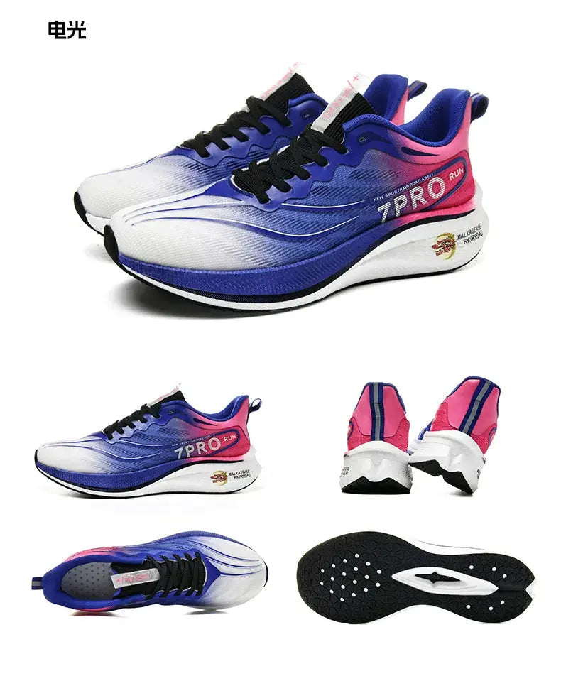 NEW Marathon Carbon plate Men Sports Running Shoes Breathable Lightweight Women's Comfortable Athletic Nonskid Sneakers Suncollections