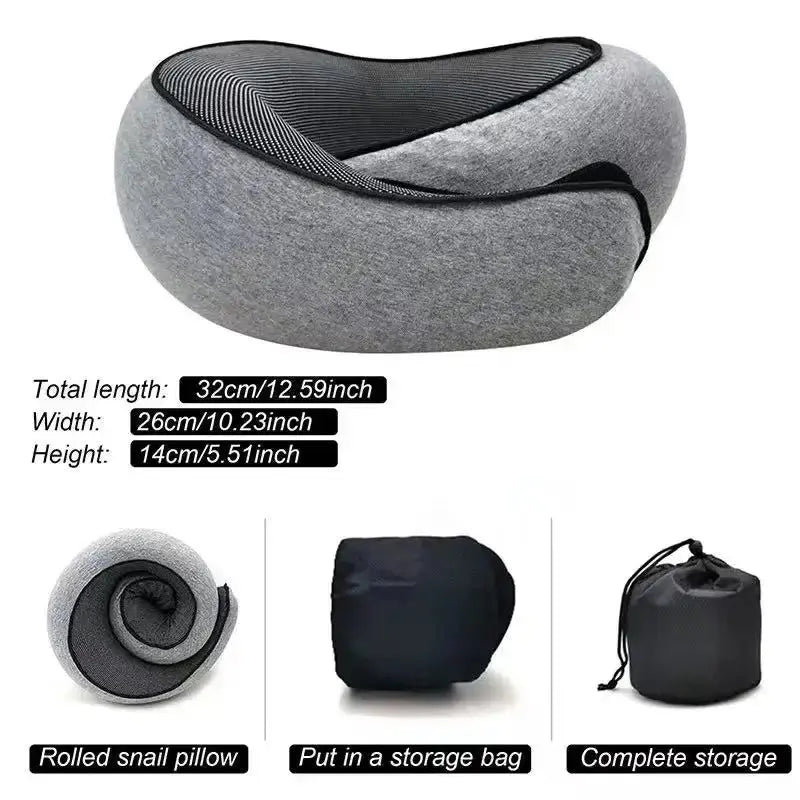 Memory Foam Neck Pillow, Support on travelling - Suncollections