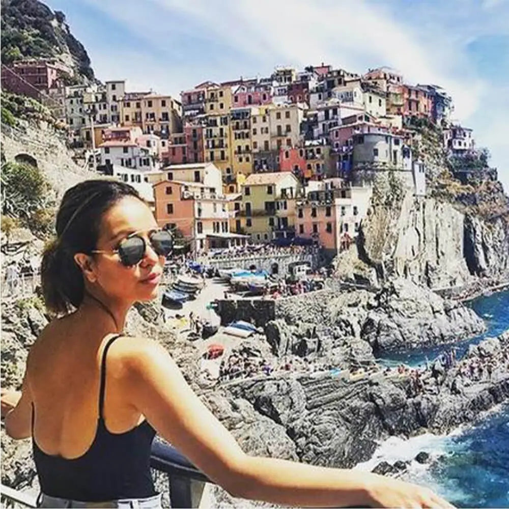 FARMINDALE | Polarized Circle Round Brow-Bar Fashion Sunglasses - Suncollections